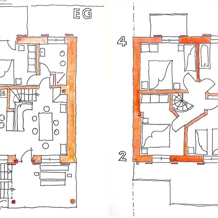 Ettorina Naturstein-ferienhaus - Rustico 펜션 *